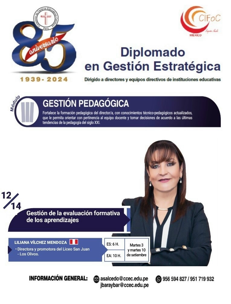 12. Gestión de la evaluación formativa de los aprendizajes